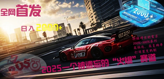 全网首发：2025一个被遗忘的“火爆”赛道轻松日入多张-斗金教学