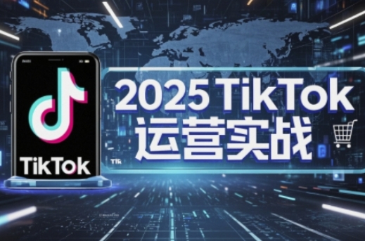 2025TikTok电商运营,掌握TikTok店铺运营核心技巧,实现低成本高转化-斗金教学
