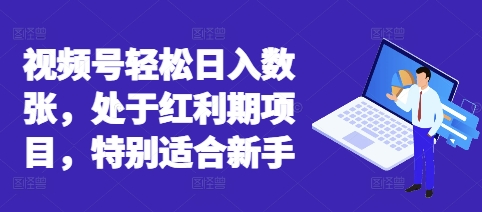 视频号轻松日入数张,处于红利期项目,特别适合新手-斗金教学